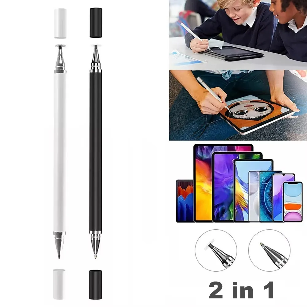 2 in 1 Stylus Pen For Samsung Galaxy Tab S10 Ultra 14.6 S10 Plus S9 FE Plus 12.4 S7FE S8 11 S6 Lite A8 10.5 A9 8.7 Drawing Pen