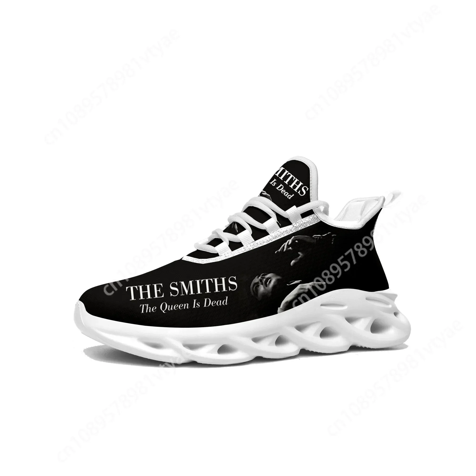 The Smiths Rock Band Flats Sneakers Mens Womens Sports Running Shoe Morrissey Sneaker Lace Up Mesh Footwear Tailor-made Shoe