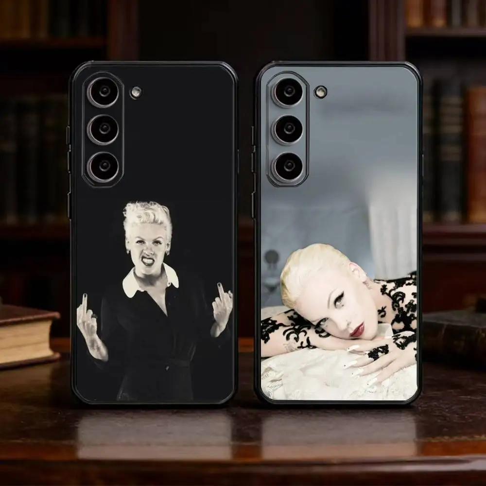 Чехол для телефона P-P!nk Pink Alecia Beth для Samsung Galaxy A13,21s,22,31,32,52,53,71,72,73, мягкий черный чехол