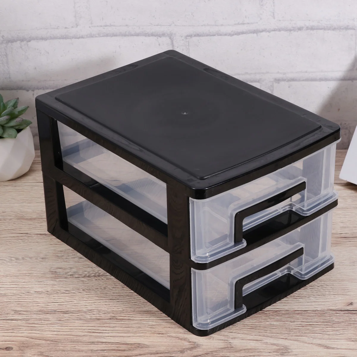 

Drawer Storage Cabinet Plastic Organizer Boxes for Office Multi-layer Closet Shelf Home Use Lightweight Portable