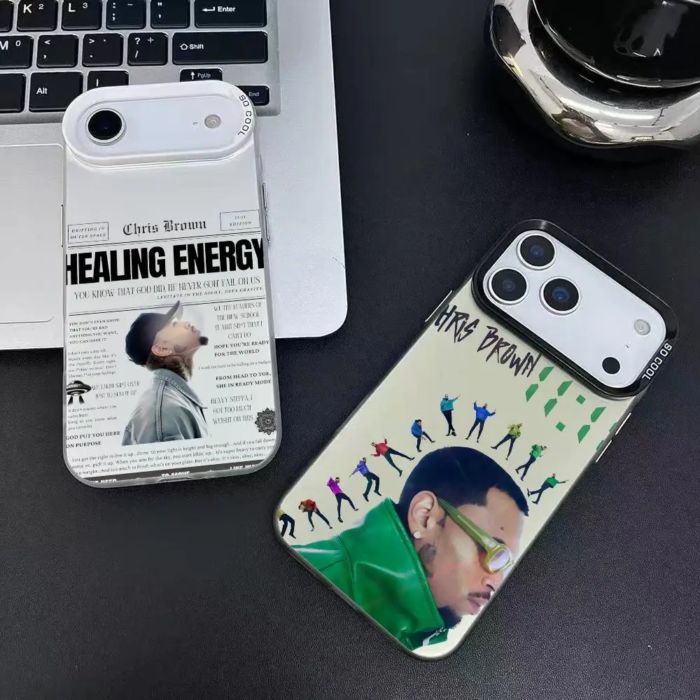 حافظة لهاتف آيفون 17 16 15 14 13 12 11 Pro Max باللون الأسود والأرجواني غير اللامع بالليزر المعدني أورورا فوندا