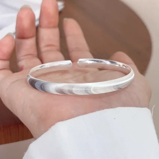 

999 pure silver bangles for women opening bangle 20-25g