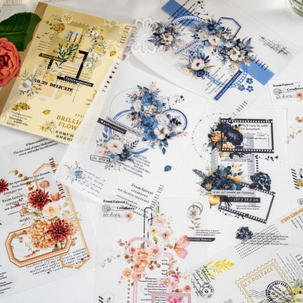 

Стикеры и бумажные стикеры в стиле ретро для журналов романтической милой серии «сделай сам», Подарочный Сувенирный набор для блокнота, декор для скрапбукинга, 20 шт.