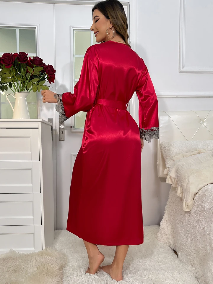 red silk pajama dress Not Just Pajama PETALS SILK BIAS-CUT DRESS IN RED