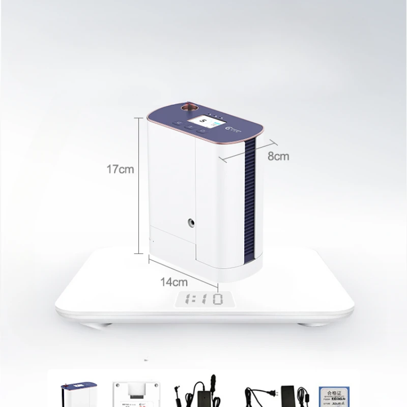 

Portable oxygen concentrator for the elderly with small oxygen car plateau oxygen inhaler