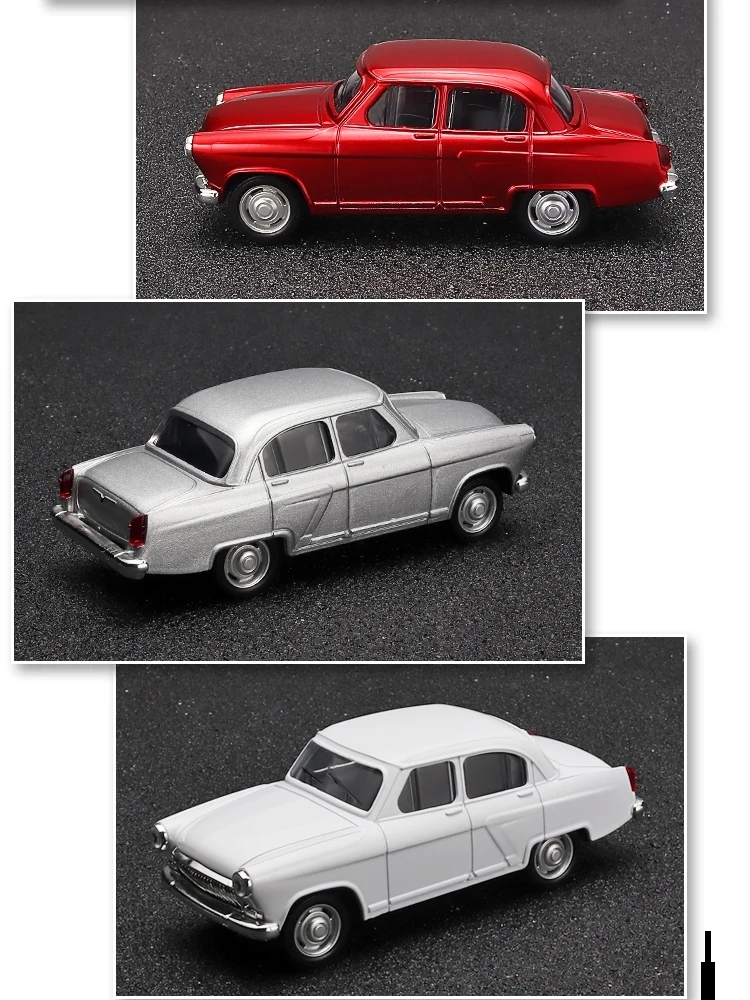 

1/43 New Arrival Special Price Diecast Metal Russian GAZ 21 Model Furniture Display Collection Toys For Children