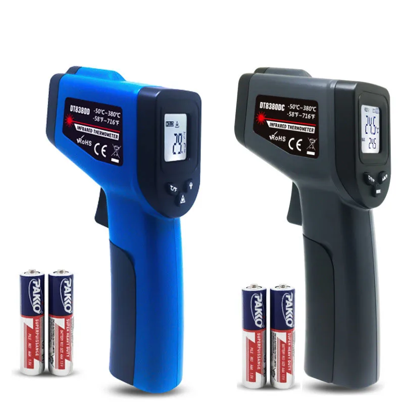 

Handheld Industrial Infrared Thermometer Electronic Thermometer Gun Portable Non-contact High-precision Infrared Temperature Met
