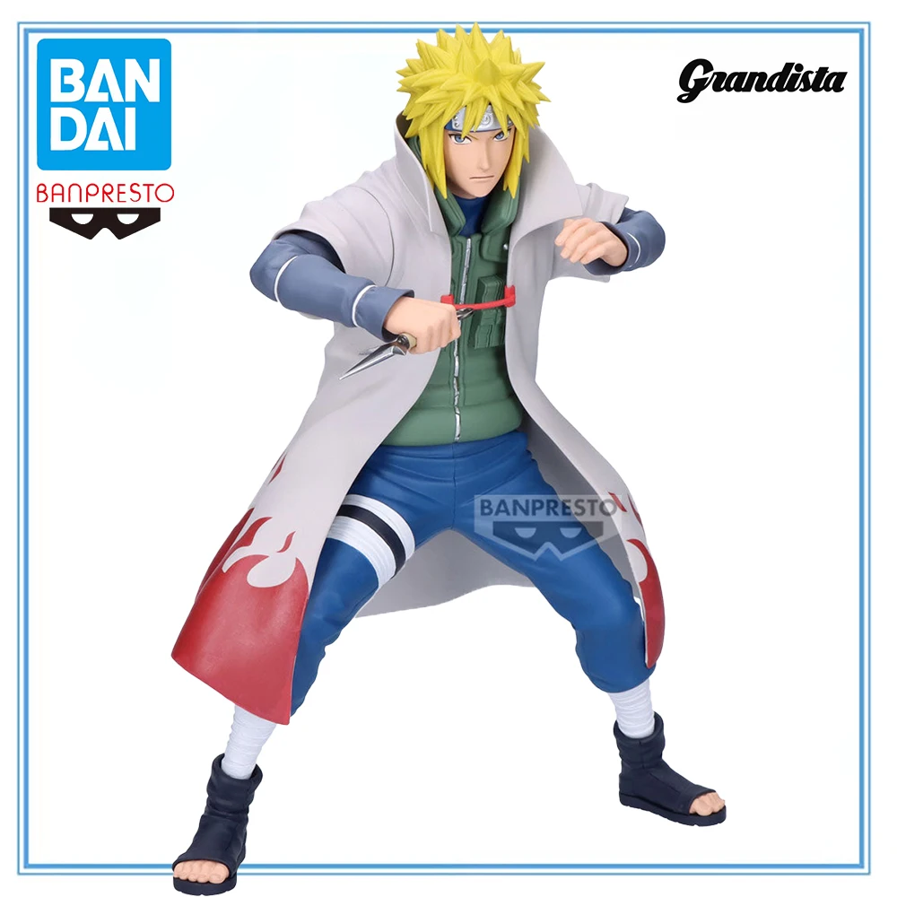 

100% Original Bandai Spirits BANPRESTO Grandista Naruto Shippuuden Namikaze Minato Collection Series Action Figure Model Toys