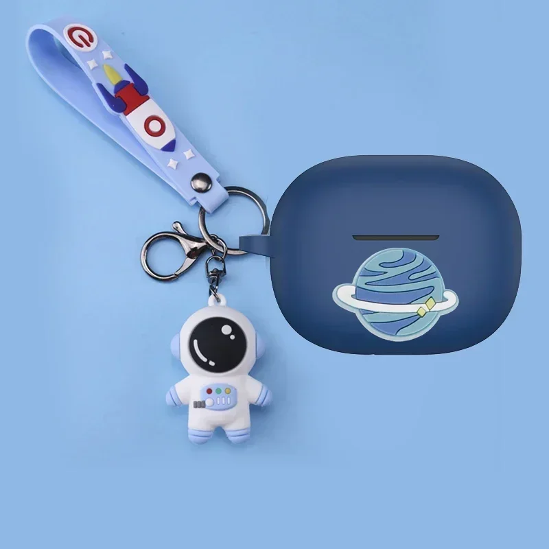 Funda de silicona con dibujos animados para Haylou W1 ANC, cubierta protectora para auriculares, divertida