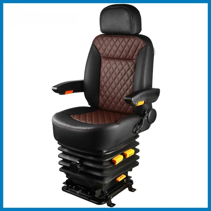 

RV, primary and secondary driver, mechanical shock seat