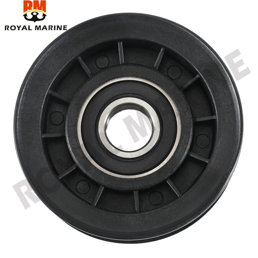 807757T Serpentine Belt Idler Pulley 6 Grooves For Mercruiser 807757T 4.3L 5.0L 5.7L 350 mag v6 v8 Boat Engine Part