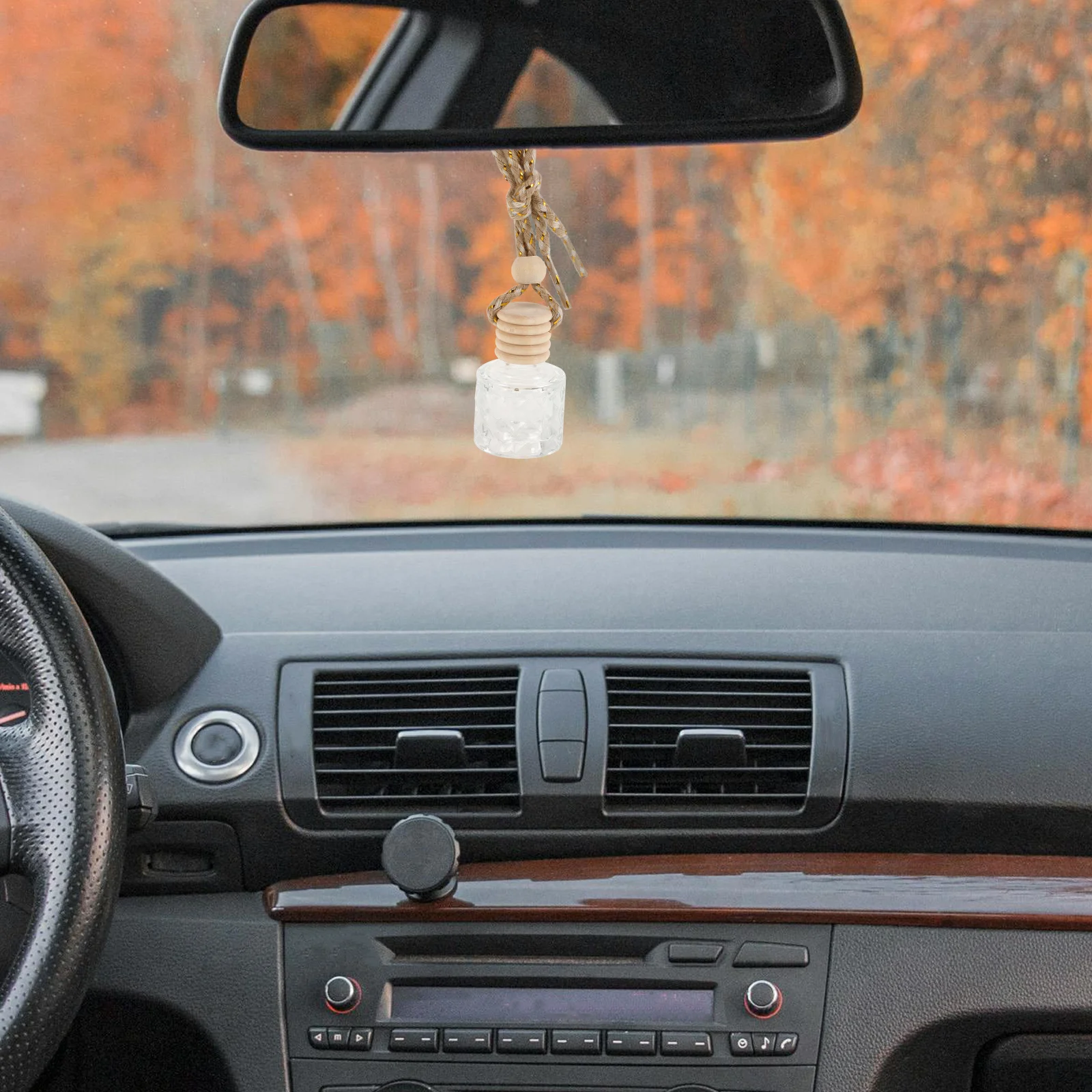 

2pcs Refillable Hanging Air Freshener Diffuser Bottles Empty Perfume Bottles For Home Office Car Aromatherapy Bottle