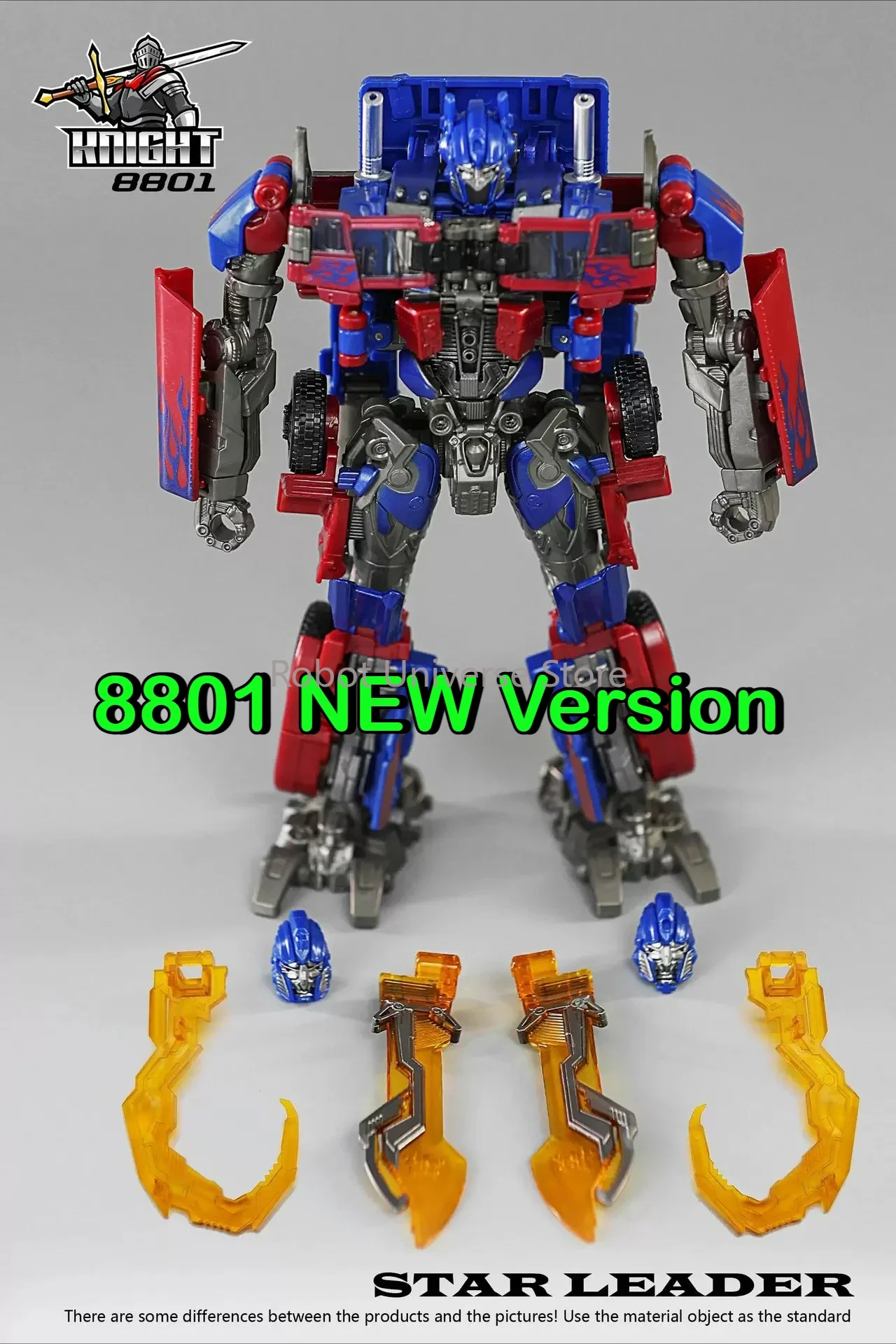 Transformator Spielzeug BaiWei 8801 SS05 KO Optimus Roboter Verformung Modell OP Commander 18 cm Action Figur Legierung Auto Kinder Junge geschenk