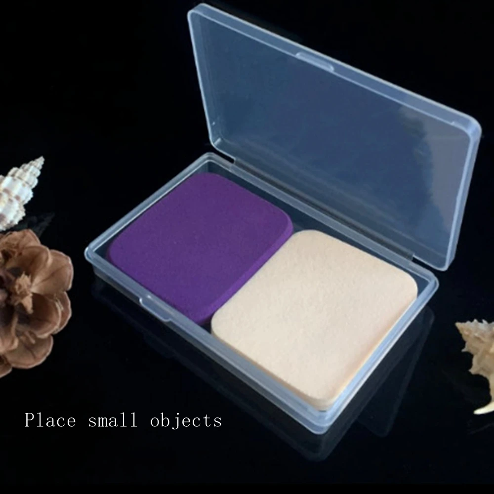 2/5pcs Storage Box False Nail Tips Transparent Empty Storage Box Nail Art Organizer Container for Jewelry Rhinestone Manicure