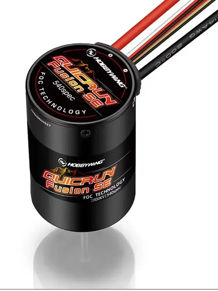 محرك ووحدة تحكم في السرعة DP Hobbywing Quicrun Fusion SE 40A 1800kv 1200kv مدمجة لسيارات التحكم عن بعد بمقياس 1/10 و1/8 وملحقات الزحف