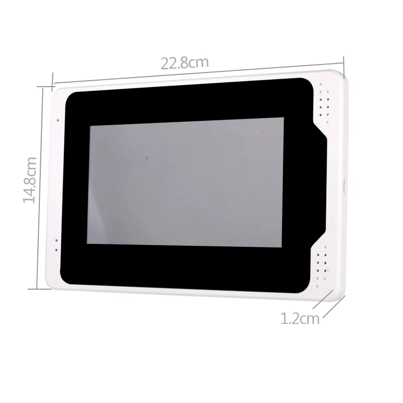 TUYA 1080P 7 pollici Touch Screen a colori Wifi Videocitofono Smart APP Citofono domestico Password Sblocco Sistema di controllo accessi RFID