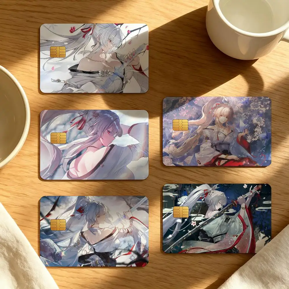 Wuthering Waves Hiyuki Game Ideal gift wrapping option credit card cover stickers original design card stickers