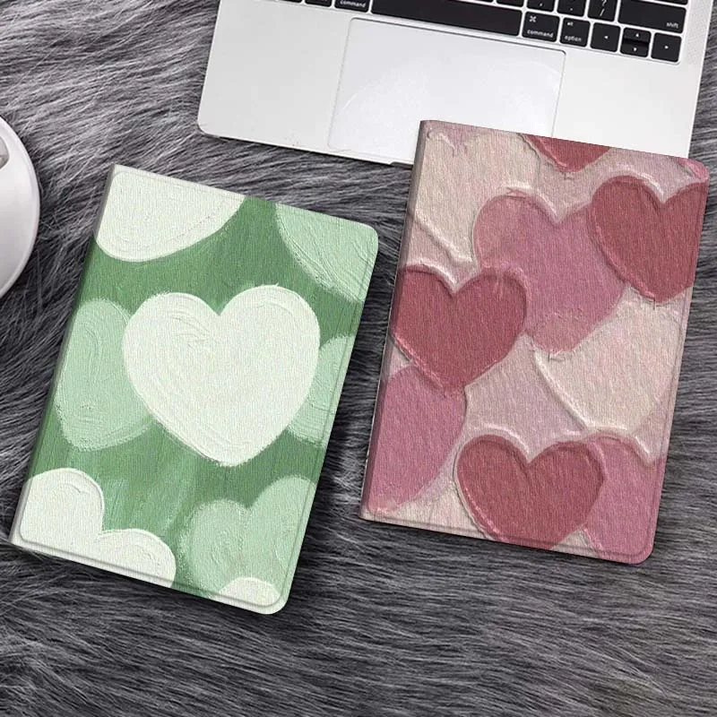 

Милый чехол с рисунком в виде сердца для Huawei MediaPad T5 T10s M6 M5Lite SE Honor Tab 5 6 7 V7 V8 X8a X9a Pro, мягкий чехол для планшета