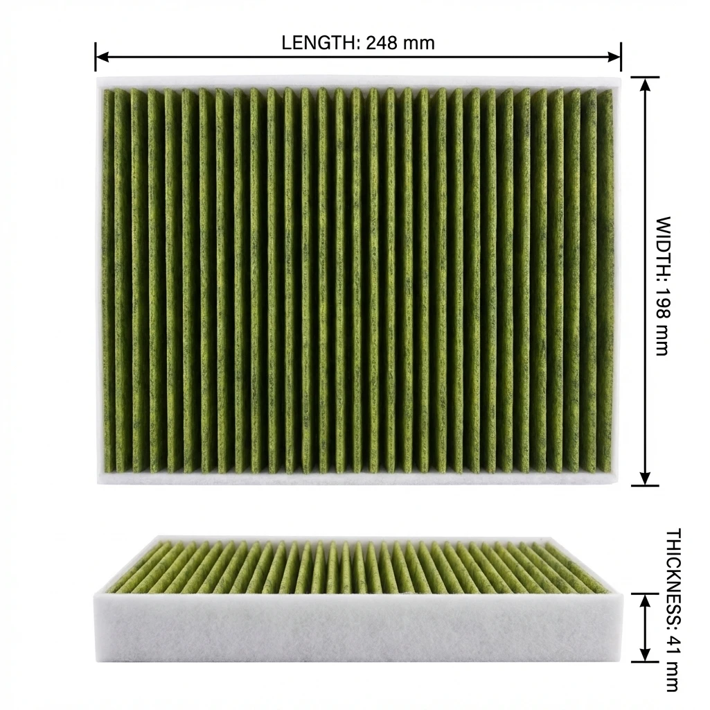 For BMW 1 F20 F21 BMW 2 F22 F23 F87 BMW 3 F30 F80 F34 F31 BMW 4 F32 F33 F36 Activated Carbon Air Cabin Filter MK8010P  CUK25001
