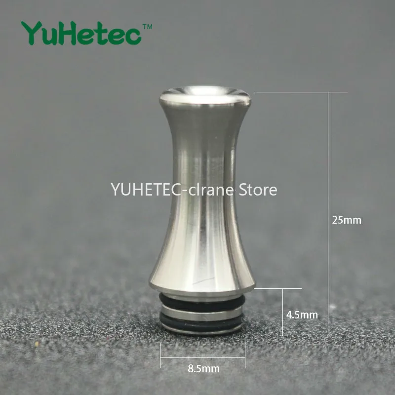 1ชิ้นปลายหยด510สแตนเลส yuhetec Nautilus 2S ปลายหยด510สำหรับ Aspire Nautilus 2ทุกถังด้าย510ปาก