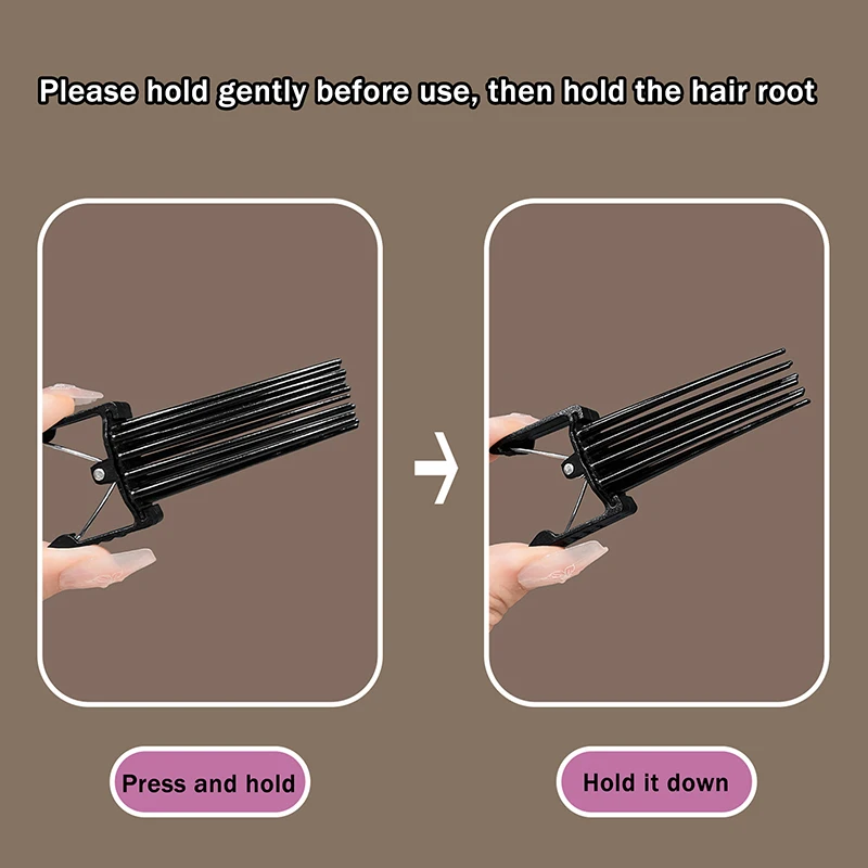 

Simple Fluffy Hairpin Curling Roots High Natural Fluffy Hair Clip Unisex Hair Curler Hair Curler Styling Fluffiness Tool