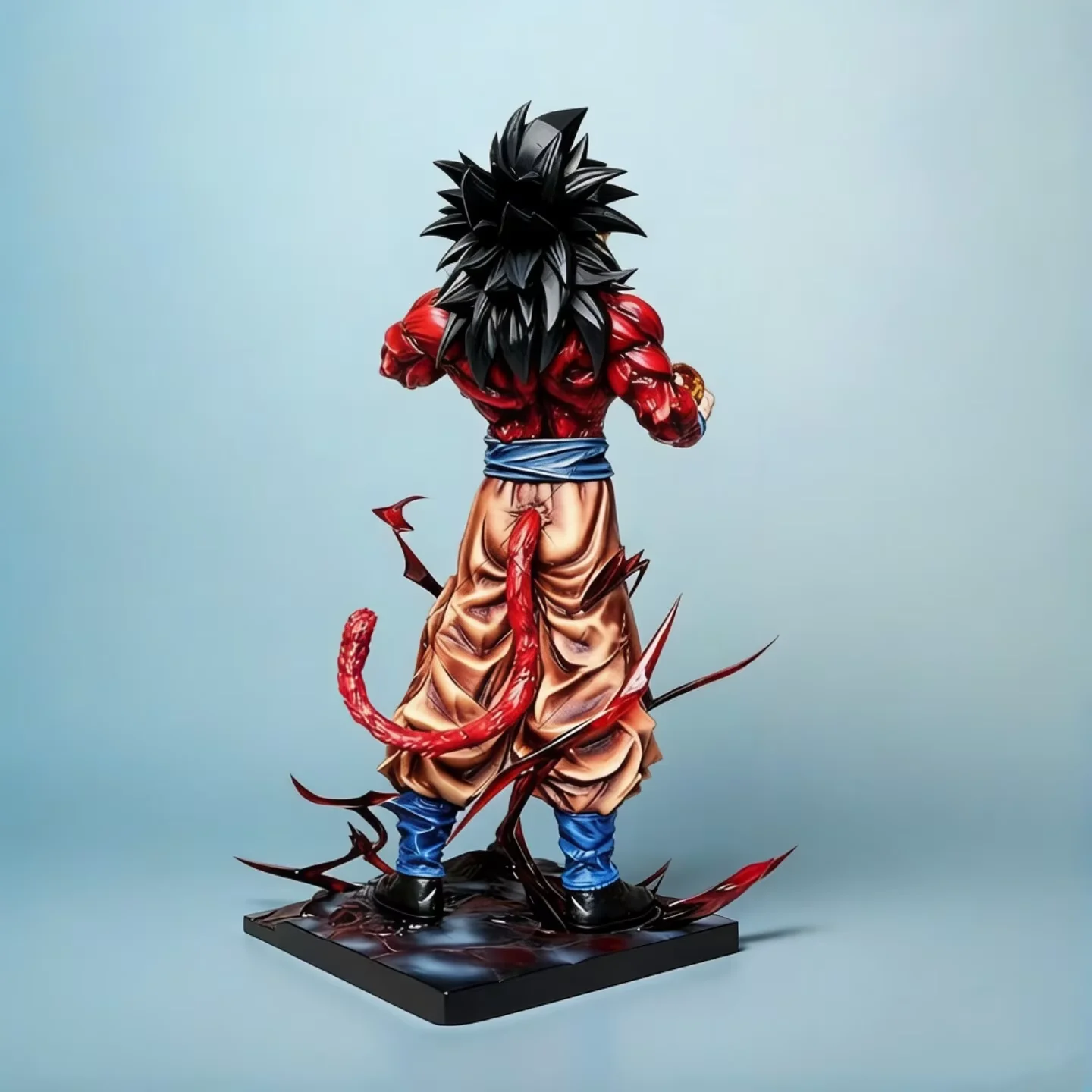 Spot Dragon Ball Z GK Goku Character Replaceable Hand Ssj4 Anime Model Super Saiyan 4 Son Goku Toy Gift Collection