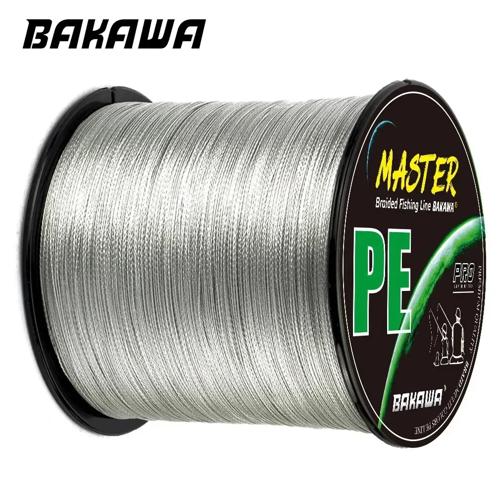 BAKAWA 4 Braided Strands Pesca Fly Fishing Line100M 300M 500M 1000M Multifilament Wire Carp Sea Saltwater Weave Extreme Japan