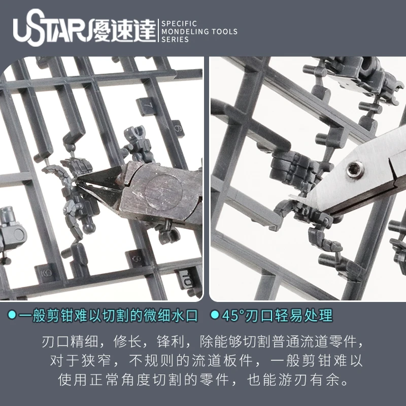 ウスター モデルツール 超薄型片刃曲口ペンチ Ua-91590