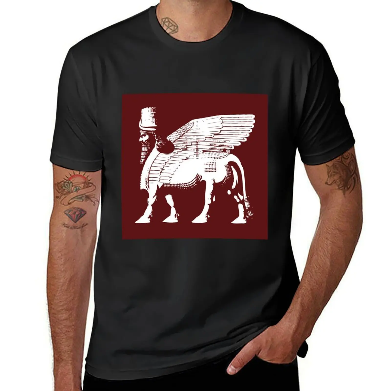 Lamassu T-Shirt shirts graphic tees korean fashion Men's t shirts