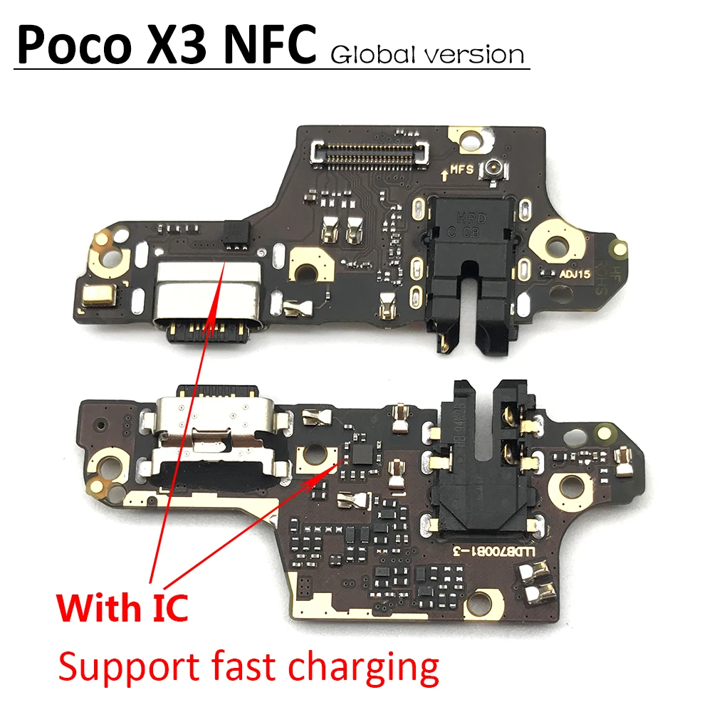 Port de charge USB pour Xiaomi Pheadphones Bery, Bery Pro, Bery NDavid, S6, connecteur de prise de chargeur, carte mère, câble flexible principal,