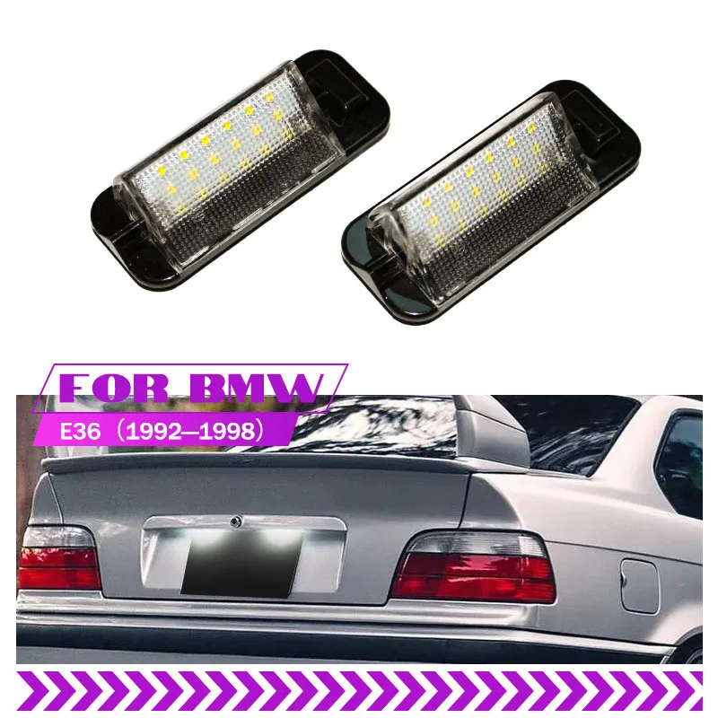 

1 пара, автомобильные аксессуары для номера BMW E36 318i 318is 318ti 325i M3 1992-1998