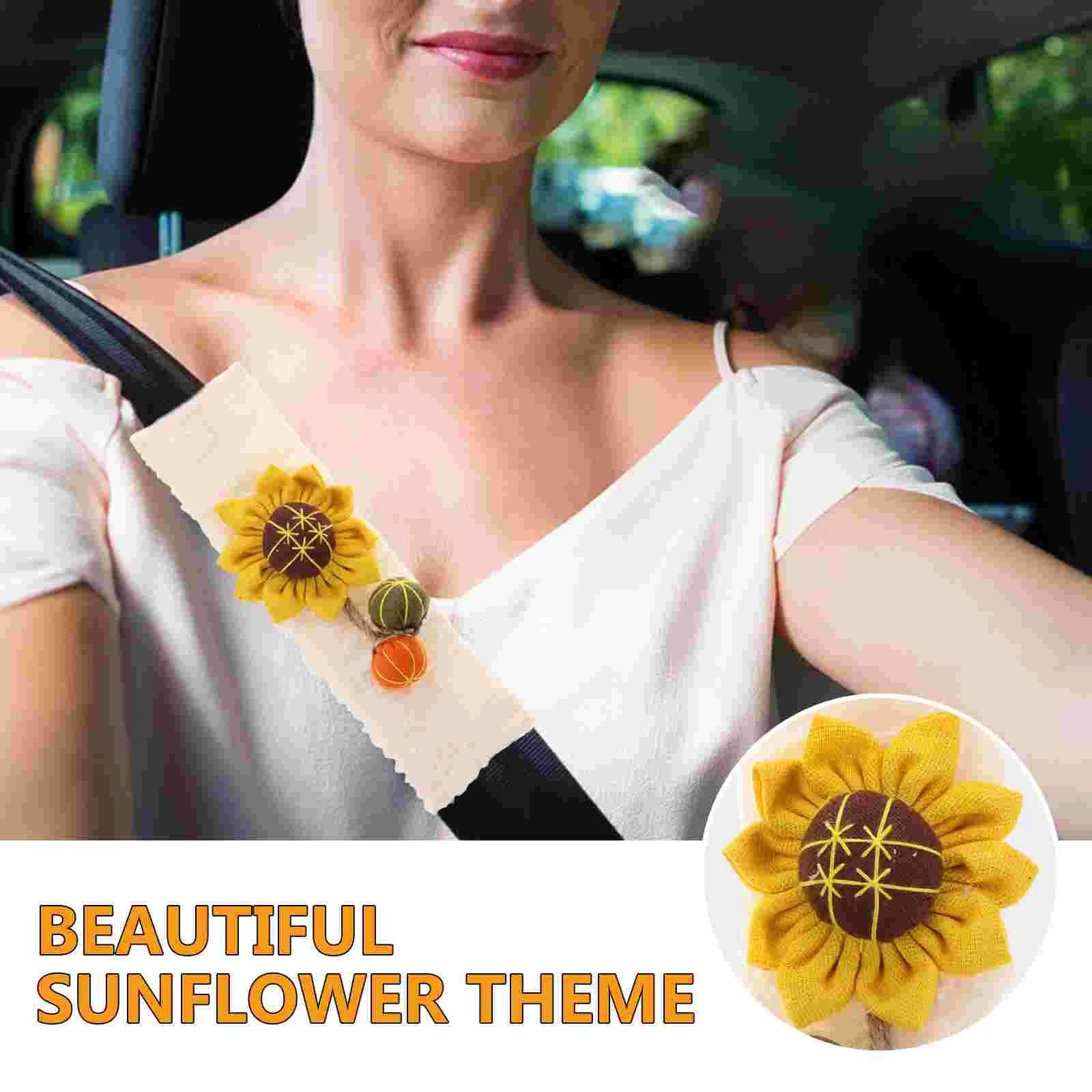 Auto Covers Shoulder Car Cute Anti Strangulation Strap Pad Fabric Cars