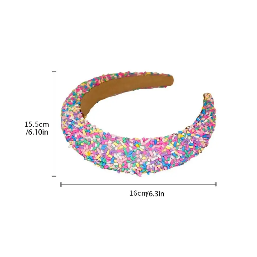 Retro Star Donut Headband Face Wash Korean Style Hair Hoop Acrylic Make Up Daily