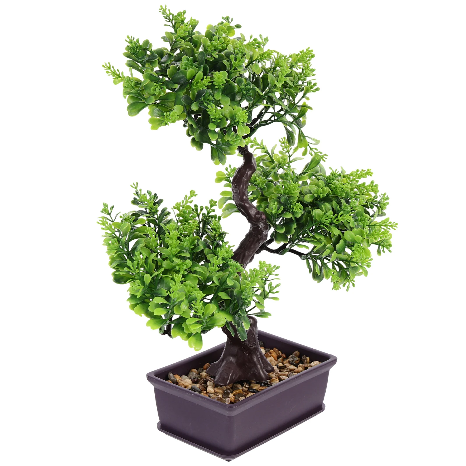 

Artificial Plant Bonsai Fake Potted Plants Faux Decor Ornaments Decors Statue Simulation Green Pink Home