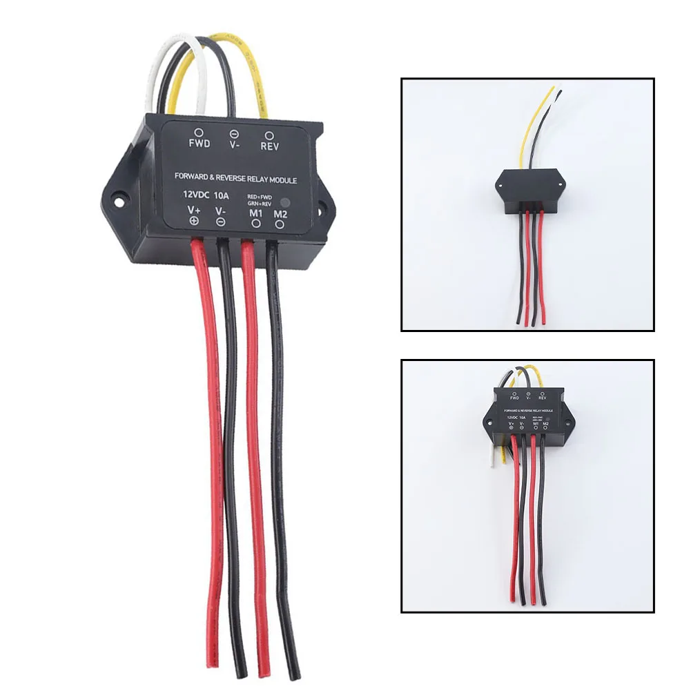 Forward And Reverse Relay Module For Motor/Linear Actuator Reversing Relay Module DC 12V 10A With LED Indicator