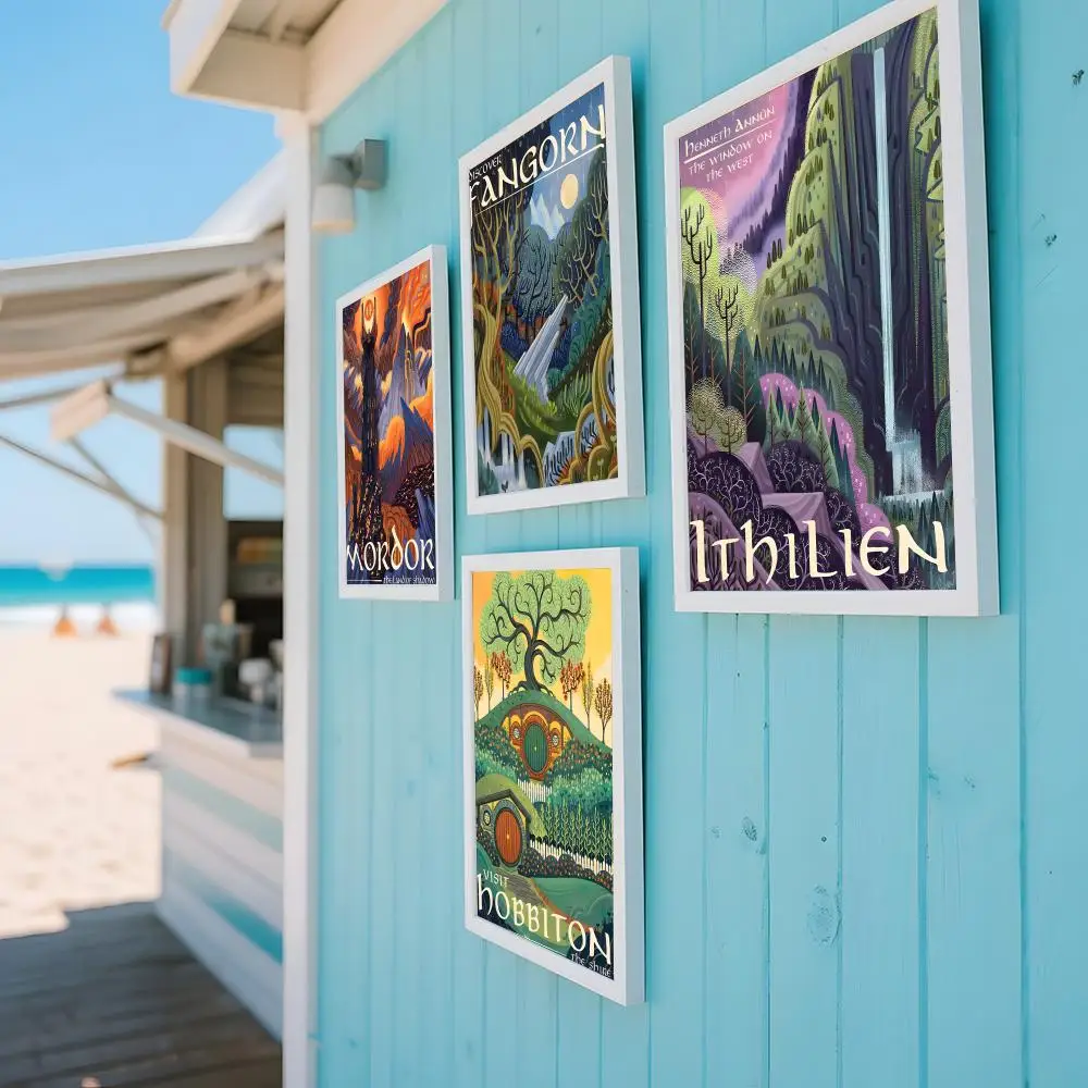 ملحمة الخيال يعمل التلفزيون سيد الخواتم-الأفلام المشارك ملصق جدار يطبع لغرفة المعيشة غرفة نوم مكتب هدية تزيين المنزل