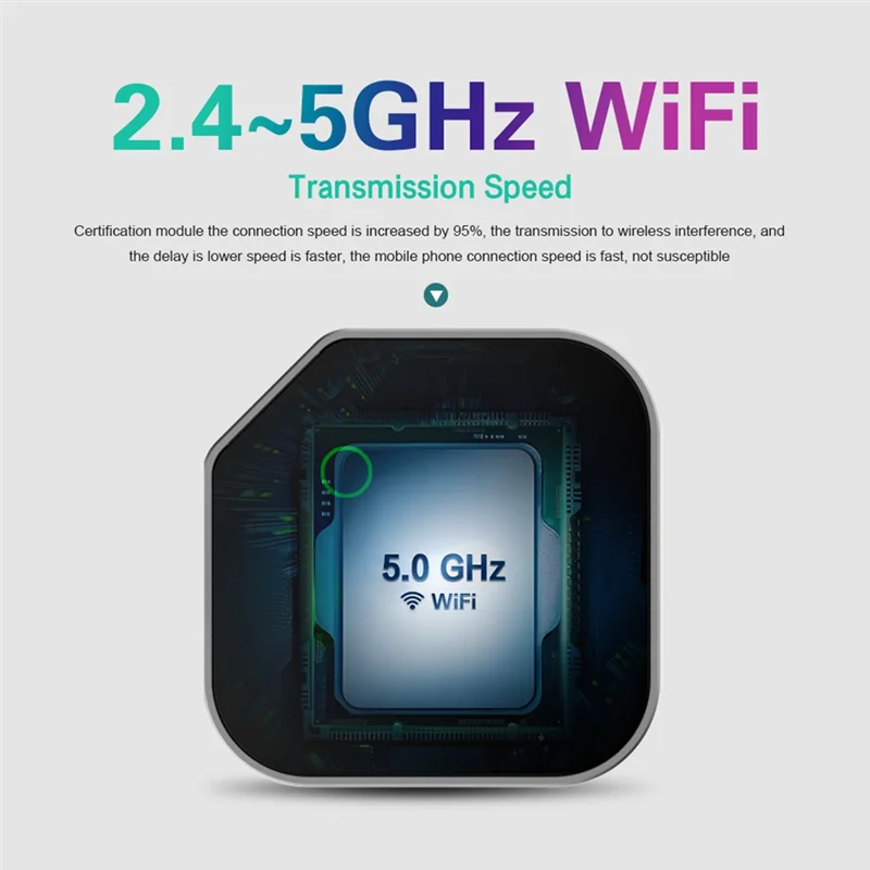 

New Upgraded Aluminum Alloy Wireless Carplay Adapter Wireless Android Auto Dongle Plug And Play BT Wifi Auto Connection