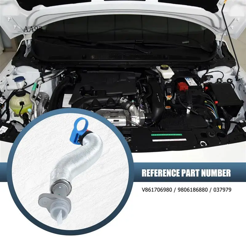 

AA-037979 V861706980 Car Turbo Charger Oil Return Hose For 308 308CC 3008 408 4008 508 5008 Citroen C3 C4 C5 DS5