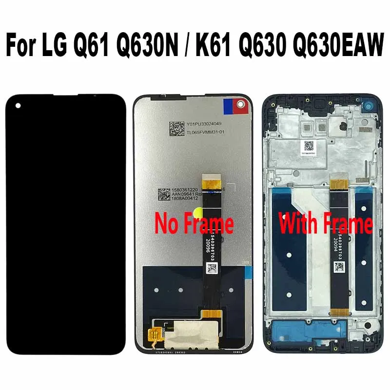 

For LG K61 Q630 Q630EAW Q630BAW Q630UM Q630HA LCD Display Touch Screen Digitizer Assembly For Q61 Q630N LCD Replacement Parts