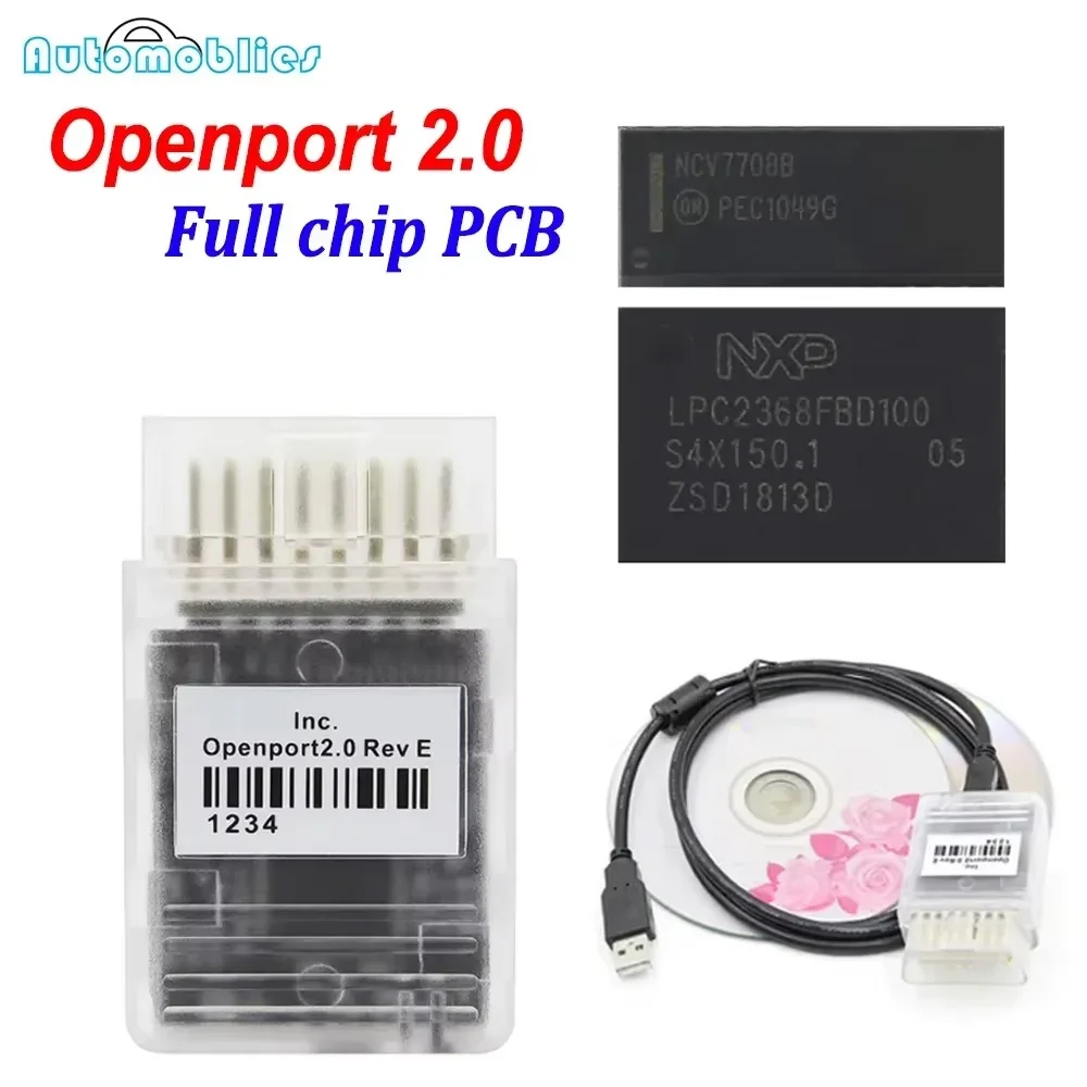 Openport 2.0 ECU FLASH J2534 ECU Chip Tunning Tool with Full Chip PCB OBD2 Car Diagnostic Tool
