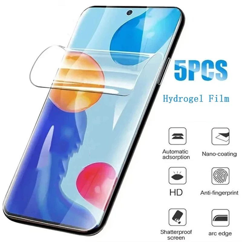 

Soft Full Cover Hydrogel Film For Xiaomi Poco X7 F7 Pro X6 F6 M7 M6 F5 5G X5 Pro 4G 5G C65 C71 Screen Protector Clear HD PLUS
