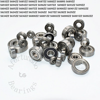Single miniature stainless steel bearings in various sizes 1 pcs 604zz 605 606 607 608 623zz 624 625 634zz 683zz