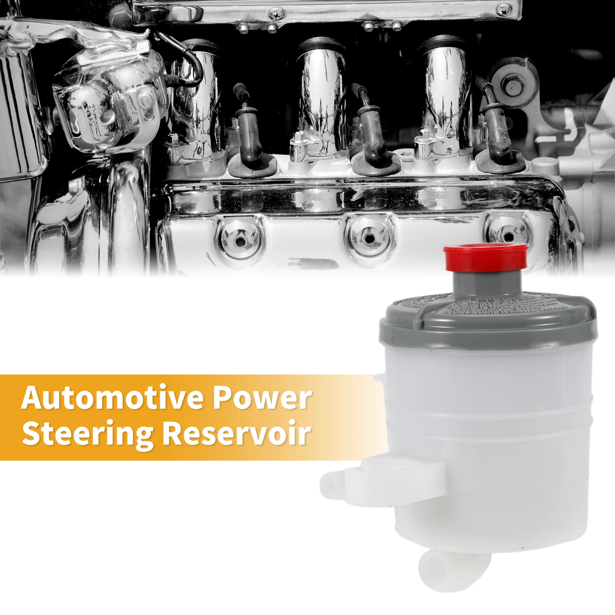 

UXCELL Automotive Power Steering Reservoir for Acura RSX 2002-2006 Plastic White