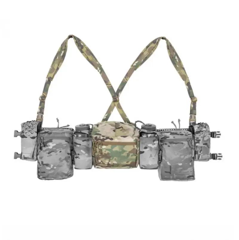 Tactical SS Style LBV Chest Rig Expansion Bag Kit for 34A Tactical Chest Hanger Magazine Pouch Outdoor Hunting Waist bag
