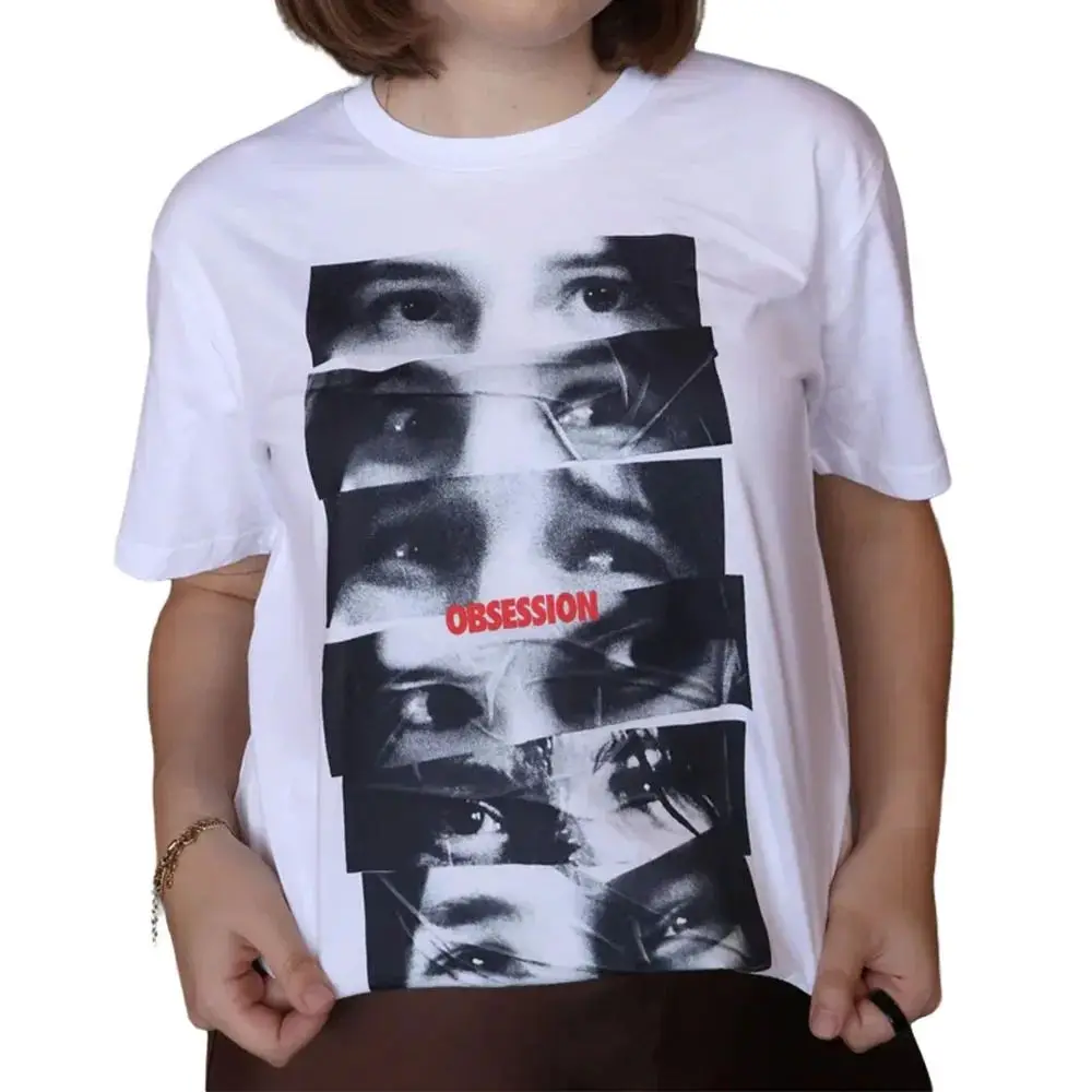 Camiseta Hip Pop Tops Movie Obsession Nikki Eyes, moda Y2k, ropa de calle, diseño de verano, camisetas con estampado gráfico, camisetas informales holgadas, Unisex