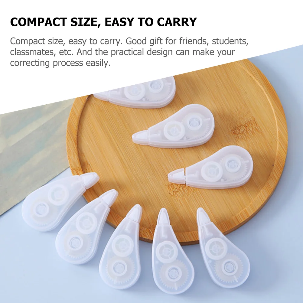 

Correction Tape Tapes Portable Adhesive Eraser Studying Household Small Writing Art Documents Safe Books Photos