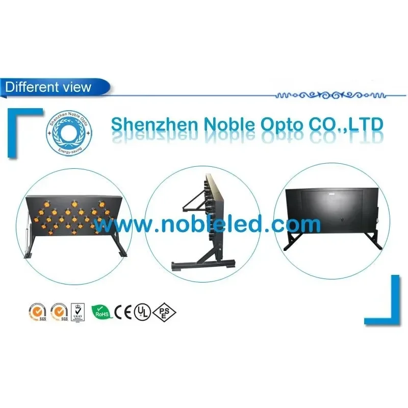 ป้ายไฟ LED แบบพกพาพร้อมหลอดไฟ 25 ดวงเพื่อเพิ่มความปลอดภัยของยานพาหนะ