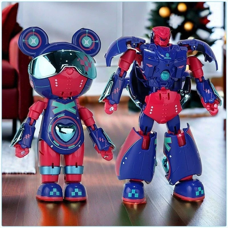 

New Bear Robot Children's Toy Trendy Play Pendant Doll Handmade Model Doll Toy Doll Boy and Girl Christmas Gift