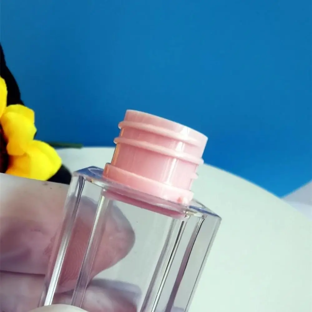 Tragbare Kunststoff Klar Lip Glasur Rohr Lip Balm Zubehör Make-Up Werkzeug Leere Lip Gloss Flasche 5 ml Lip Glasur Rohre