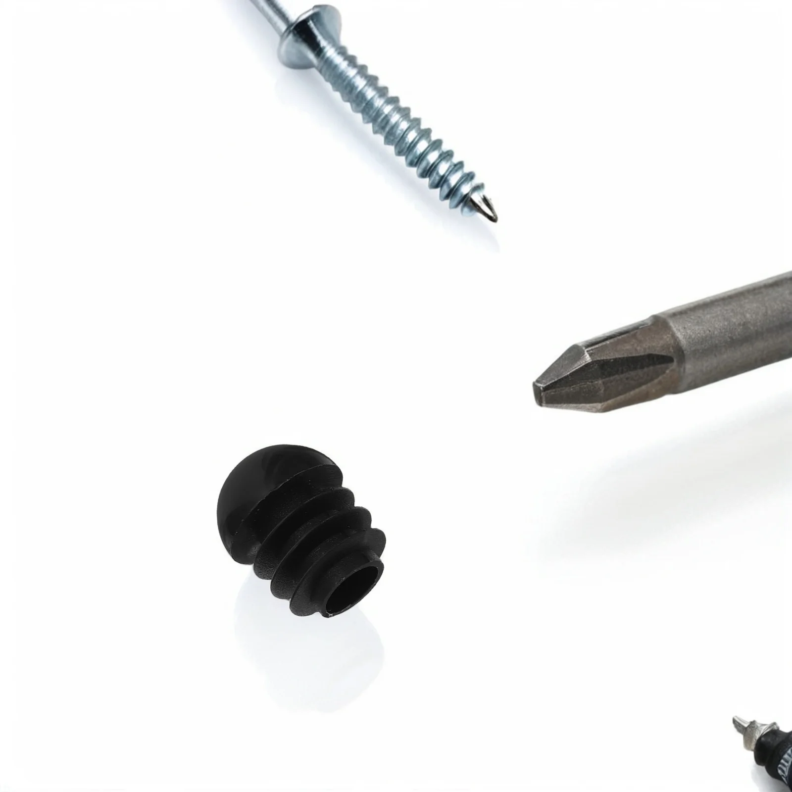 

24Pcs Round End Plugs 16mm Black Plastic Tube Caps Furniture Leg Protectors Chair Leg Covers Tubing Inserts Round Plug